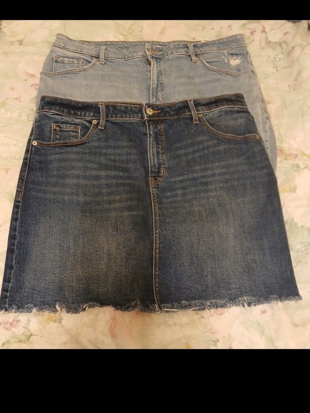 Bundle Of Two Denim Mini Skirts